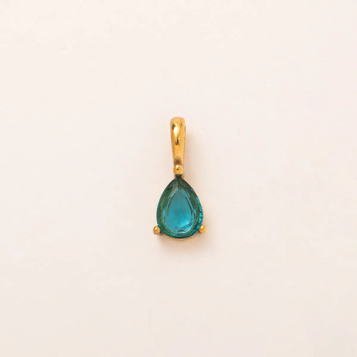 Handmade Diy December Birthstone Pendant Necklace, Fashionable And Simple Ins Series, Suitable For Banquets And Parties