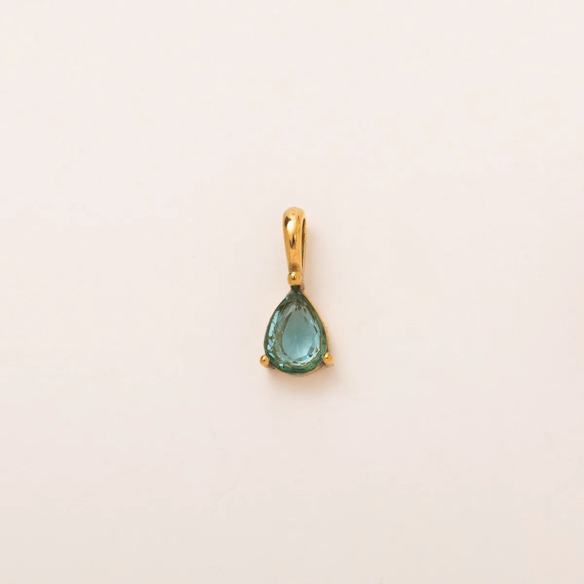 Handmade Diy December Birthstone Pendant Necklace, Fashionable And Simple Ins Series, Suitable For Banquets And Parties