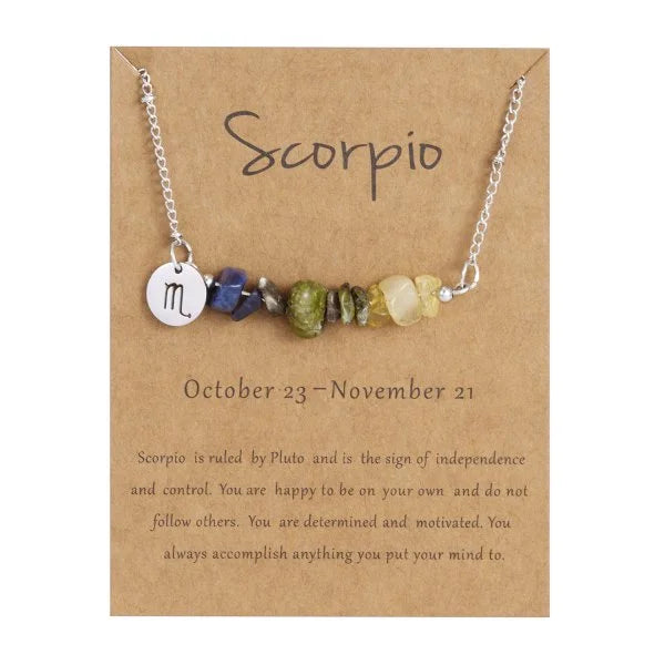 Fashion 12 Constellation Sign Natural Birth Stone Handmade Bracelet for Women Kids Aries Leo Braid Bracelet  Birthday Gift